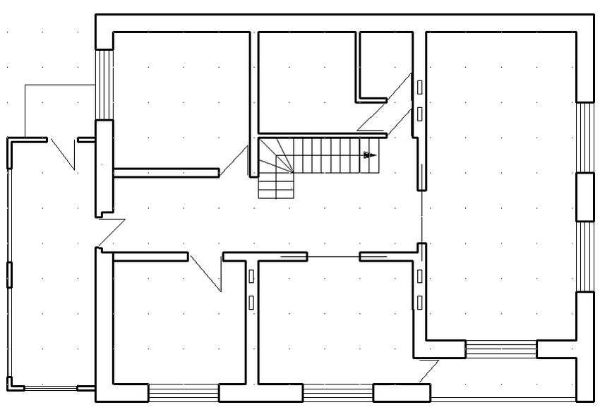 Example of house  plan  drawing  Download Scientific Diagram