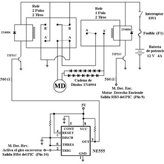 Diagrama eléctrico para controlar el motor Izquierdo. | Download Scientific  Diagram