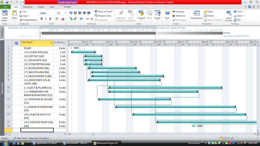 How To Display Gantt Chart In Ms Project