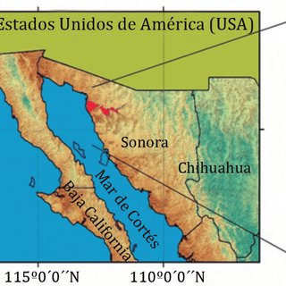 Localización del área del DR037, Altar-Pitiquito-Caborca, Sonora ...
