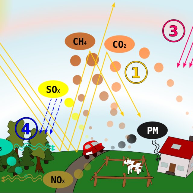 Dibujo esquematizado, causas y efectos de la contaminación ambiental:... |  Download Scientific Diagram