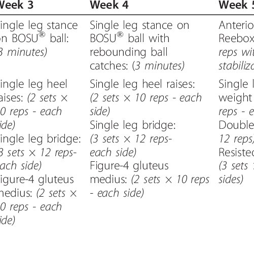 6-week rehabilitation programme | Download Table