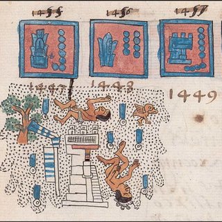 Detail of folio 32 v(erso) from the Codex Telleriano-Remensis