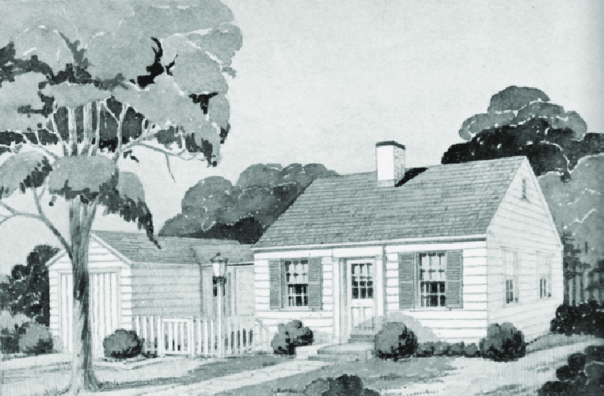 3 Cape Cod Revival Style Illustration In Principles Of