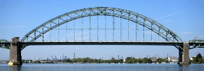 Steel tied-arch bridge photo. | Download Scientific Diagram