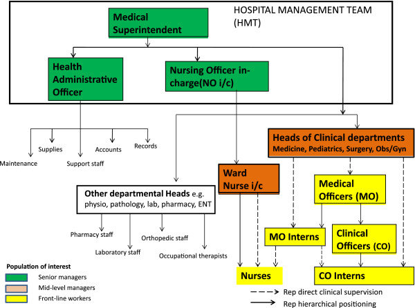 Rural Hospital Organizational Chart