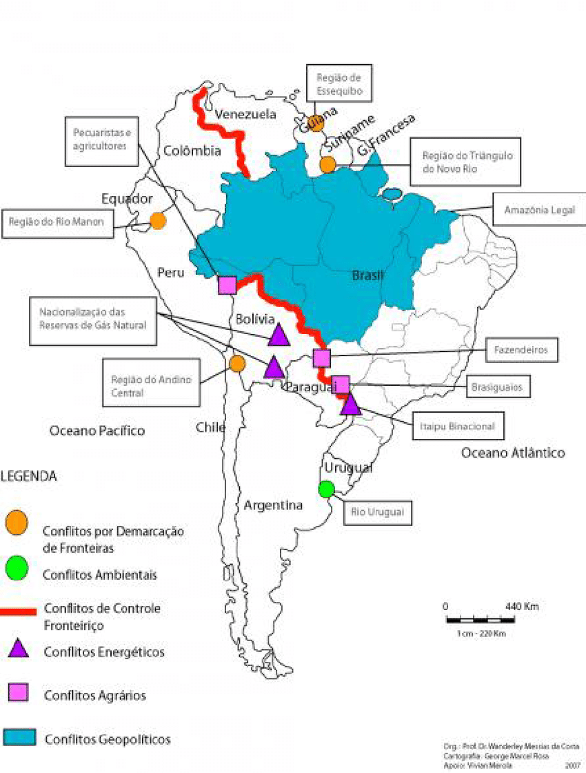 Contemporary South American conflicts Download Scientific Diagram