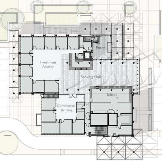 Ground Floor Plan Context With Rcp Of Wood Canopy Niagara