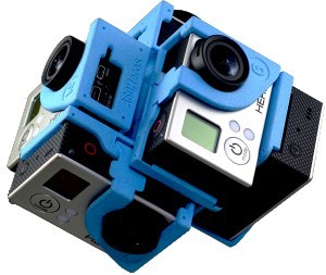 360 Degree Camera Built From Six Gopro Hero 3 Action Cameras Photo By Download Scientific Diagram
