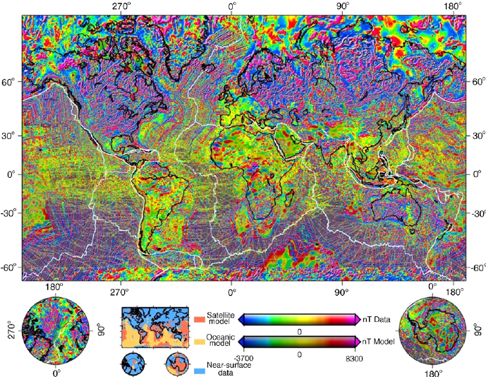 World Digital Magnetic Anomaly Map Wdmam The Thumbnail At The Bottom