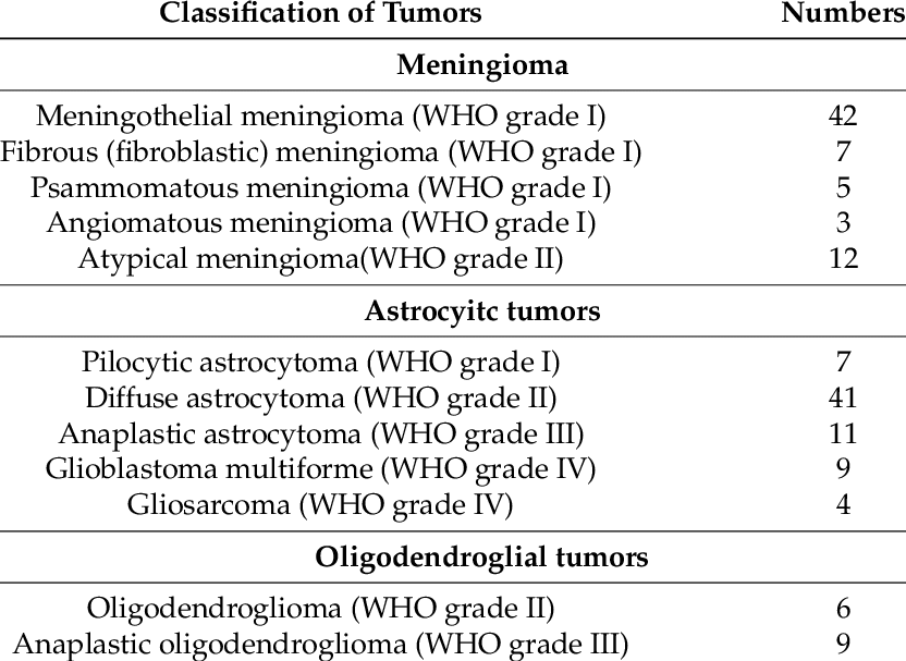 Tumor Classification System