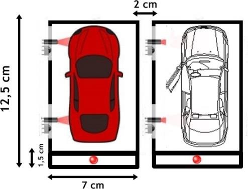 Architecture of prototype for parking space dimension. | Download ...