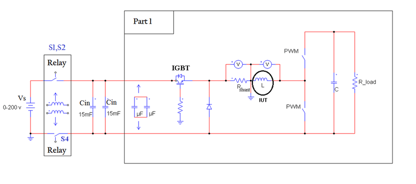 4-A basic schematic of DC-DC converter for losses measurements. (For ...
