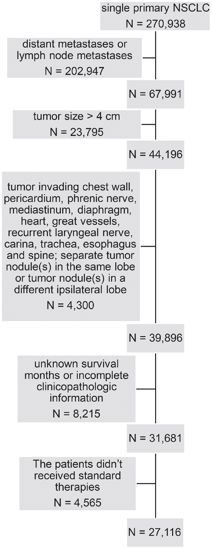Lung Tumor Size Chart