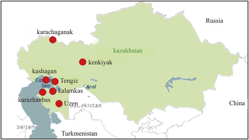 Kazakhstan Resources Map