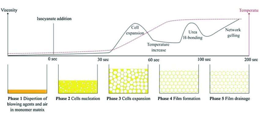 Improve Polyurethane Foam Cell Structure with Gas Nucleation